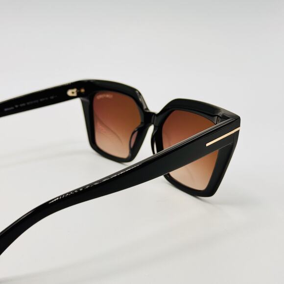 Tom Ford Sunglasses WINONA TF1030 01Z Black Cat Eye Brown Gradient Lens 53mm main image 8